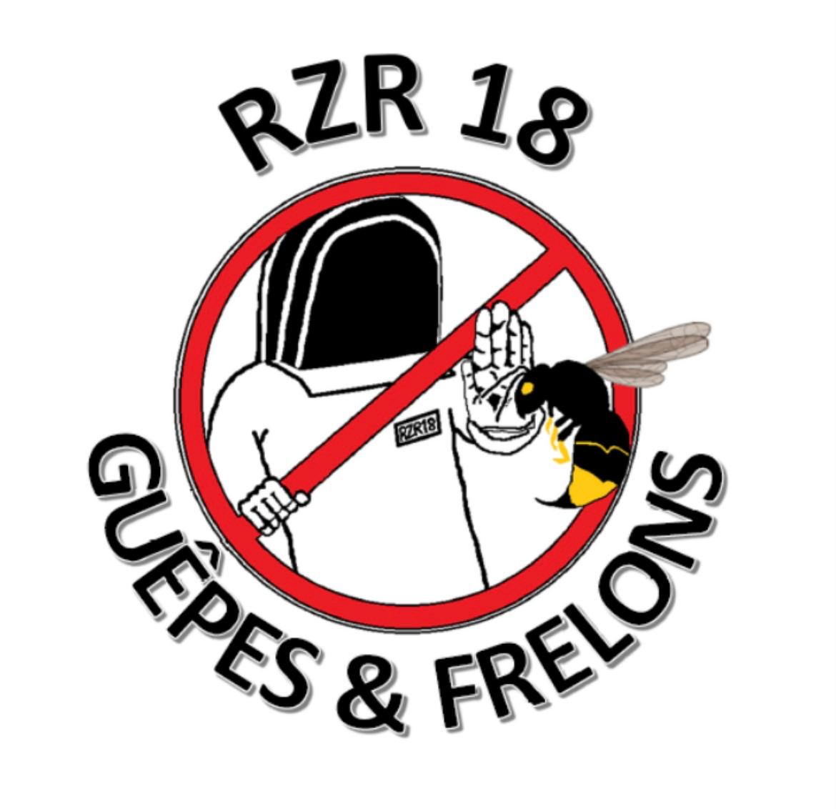 Logo RZR18 Guêpes & Frelons